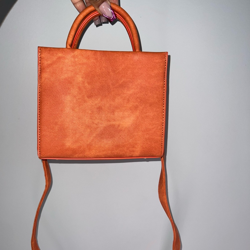 Brandon Blackwood ESR Tote in Orange Wax Denim - Picture 8 of 10